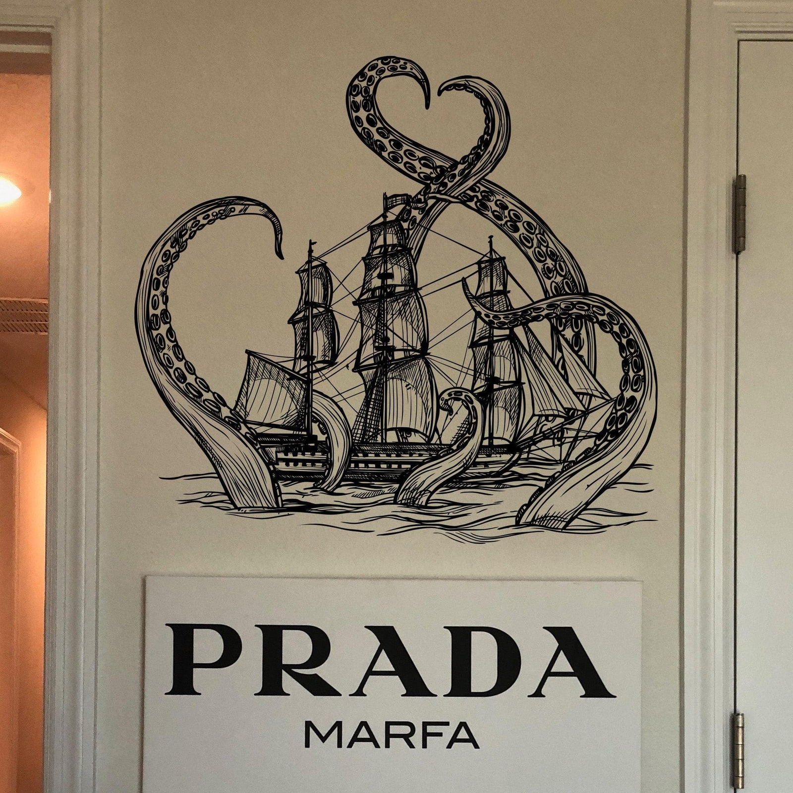 Beach Nautical Theme Fantasy Kid’s Room Decor. Kraken Octopus Wall Decal Sticker