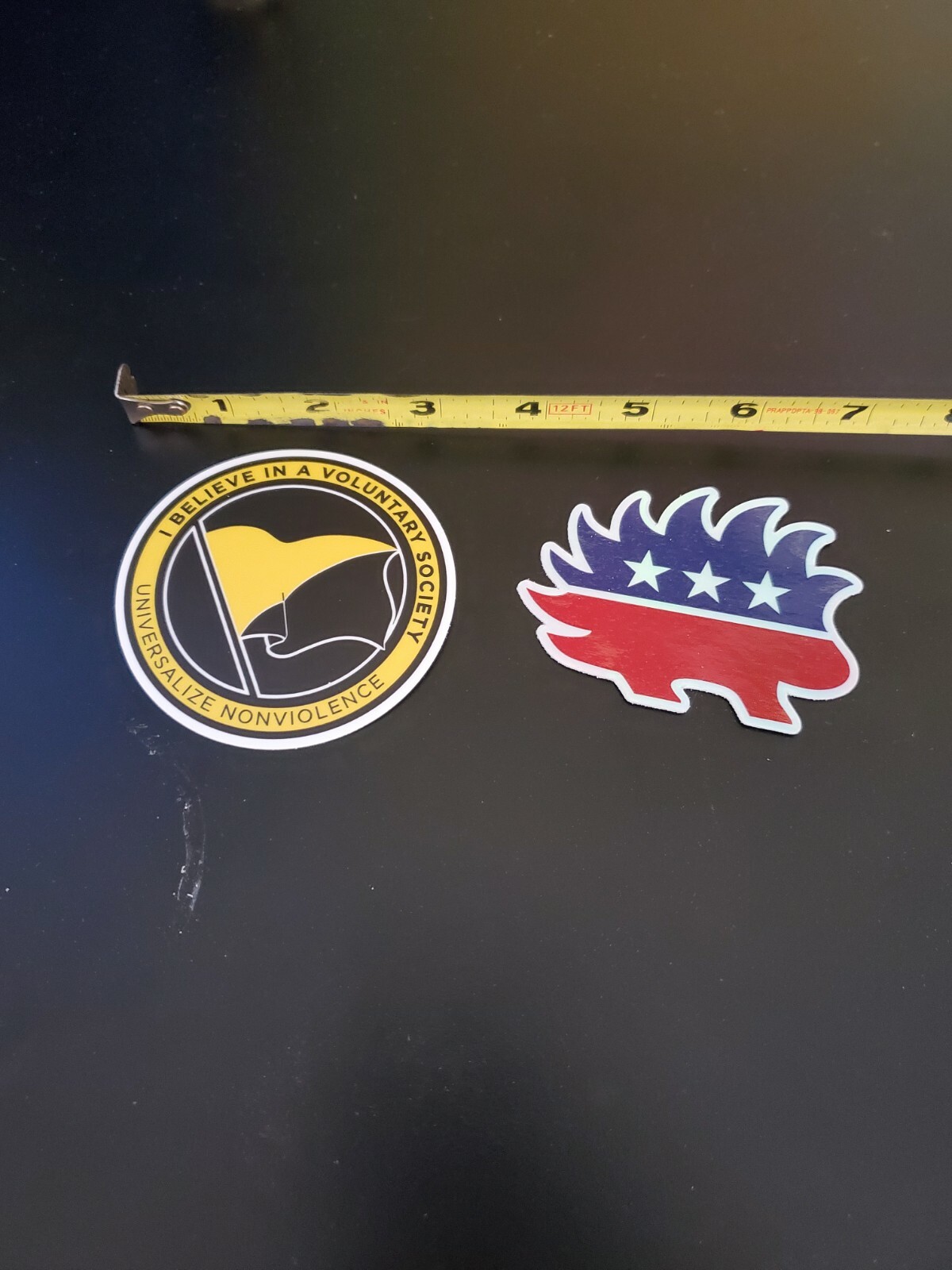 Anarcho-Capitalism Flag 3″ sticker Pro Liberty 🗽 Voluntary Society Sovereign
