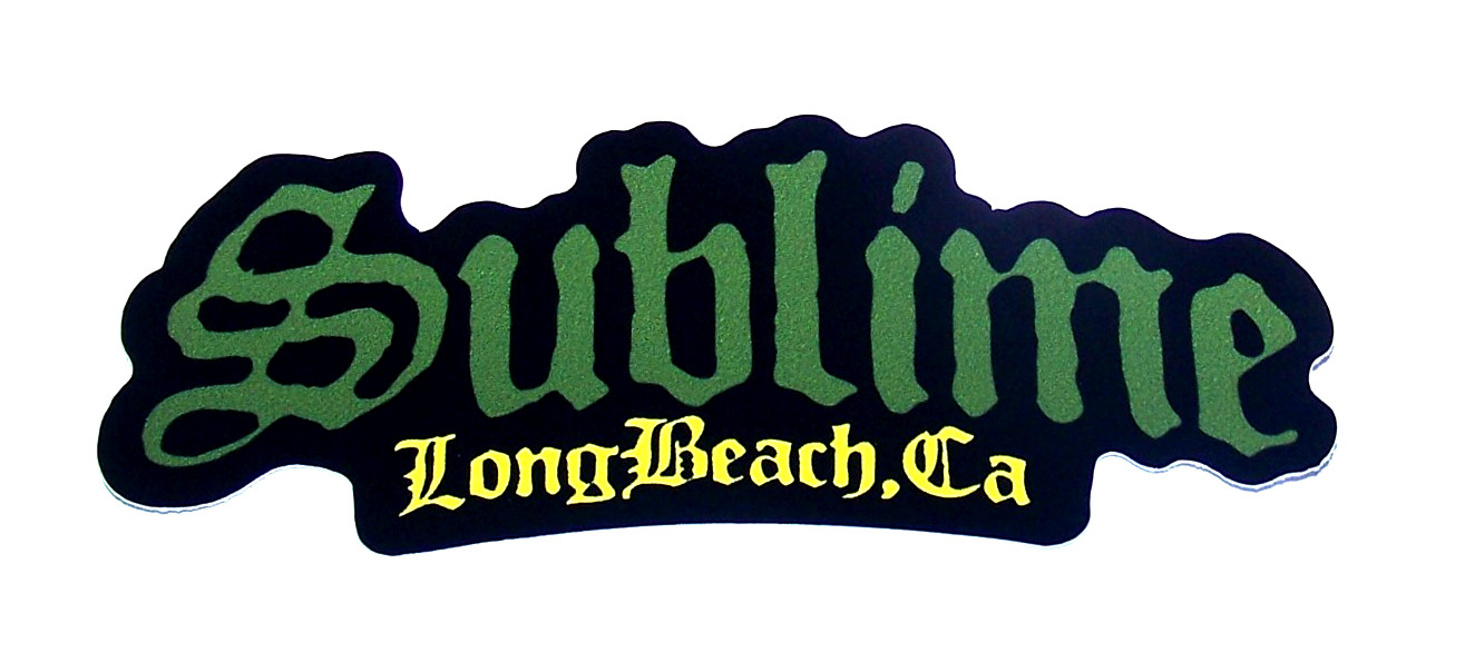 SUBLIME Logo Die Cut LARGE Sticker Decal Reggae Ska Rock LBC – Sublime