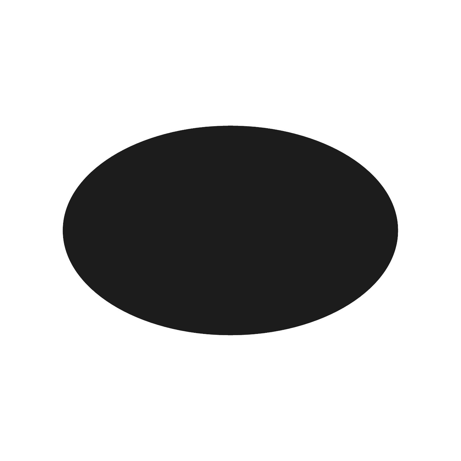 Oval Shape Vinyl Decal 4:2.5 RATIO Car Window Ellipse Shape Sticker