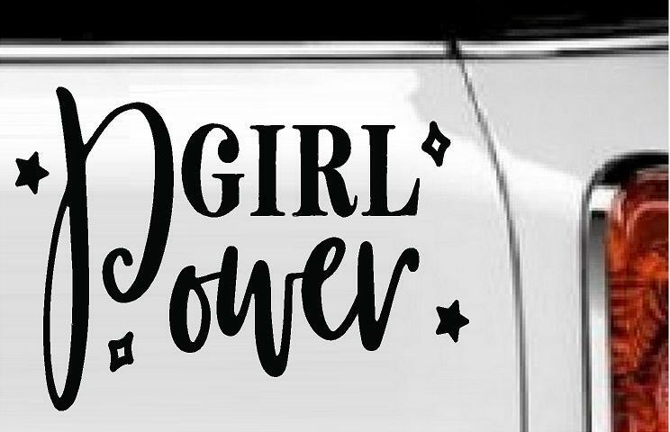 Girl Power Vinyl Decal Home Décor 5″ x 7″