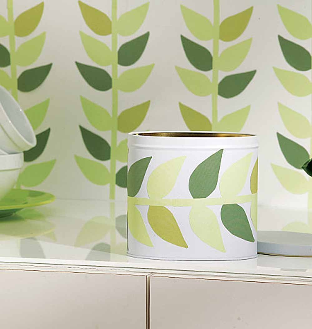 Mod Leaves on Stems Wallies 12244
