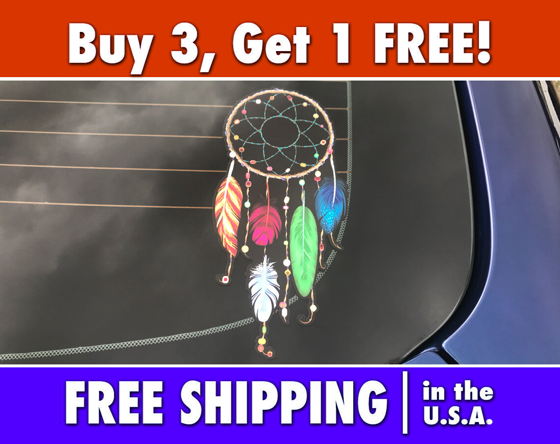 Native American Dreamcatcher, Indian Dream Catcher Bumper Sticker