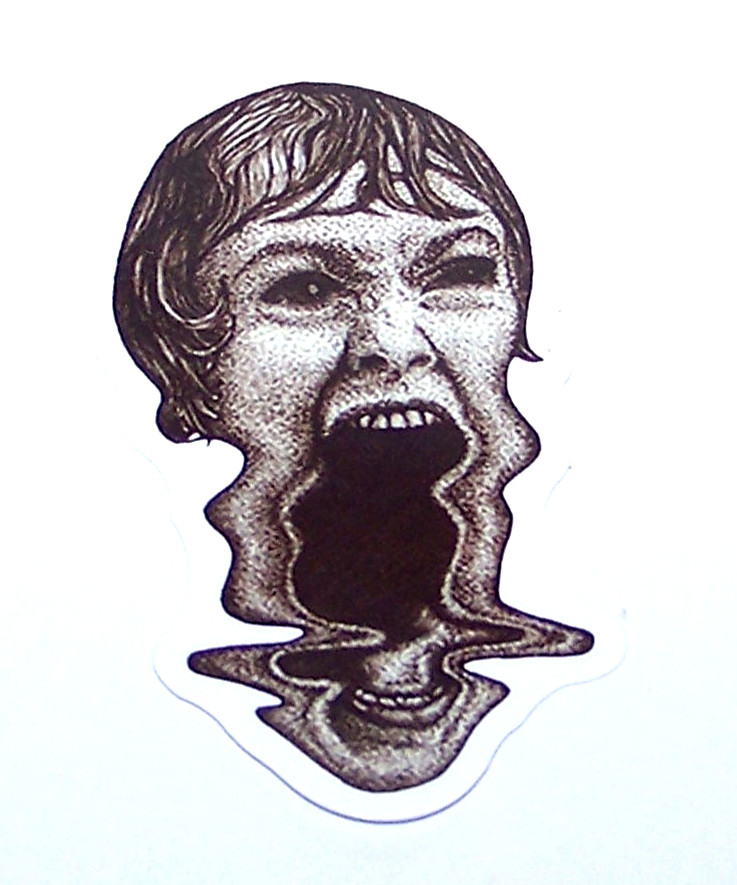 PSYCHO (1960) Cut Sticker Film Decal Movie Horror Face Janet Leigh Shower Scene