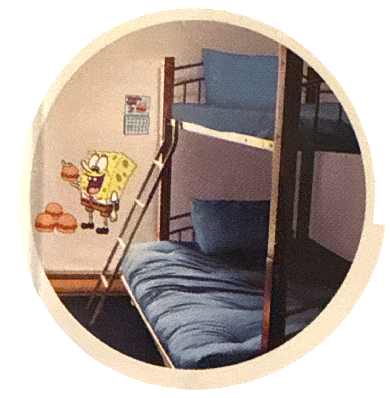 Vintage 2006 SpongeBob SquarePants Jumbo Wall Decals Reusable 40″ x 17″ Sheet