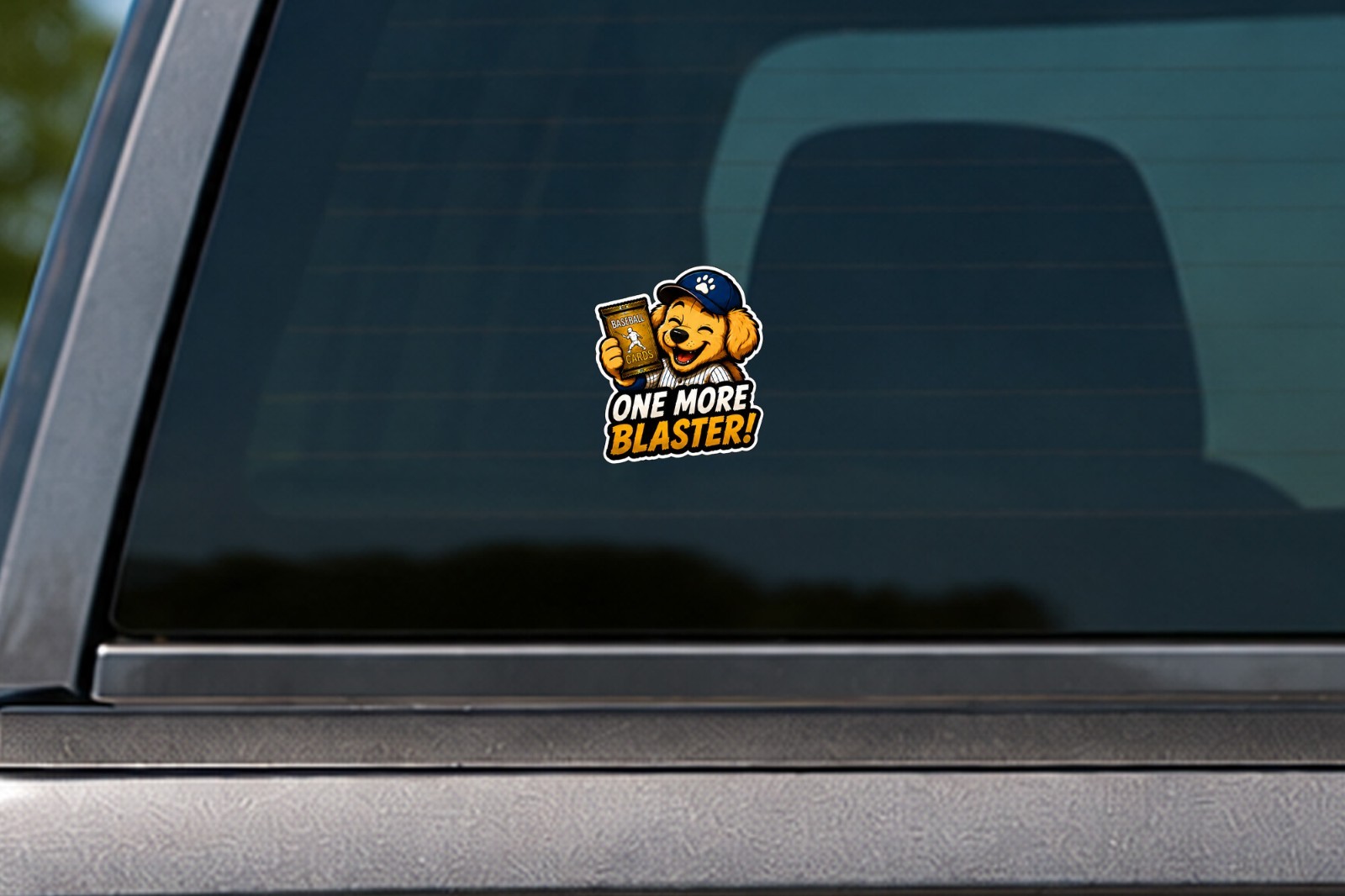 Pack Dog Decal Sticker Trading Card Pack Opening Sticker Car Window Bottle