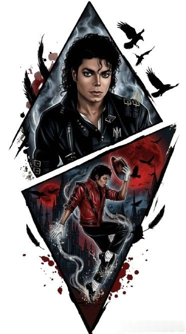Michael Jackson King of Pop Decal Sticker Car Truck Wall Mirror Phone Tumbler