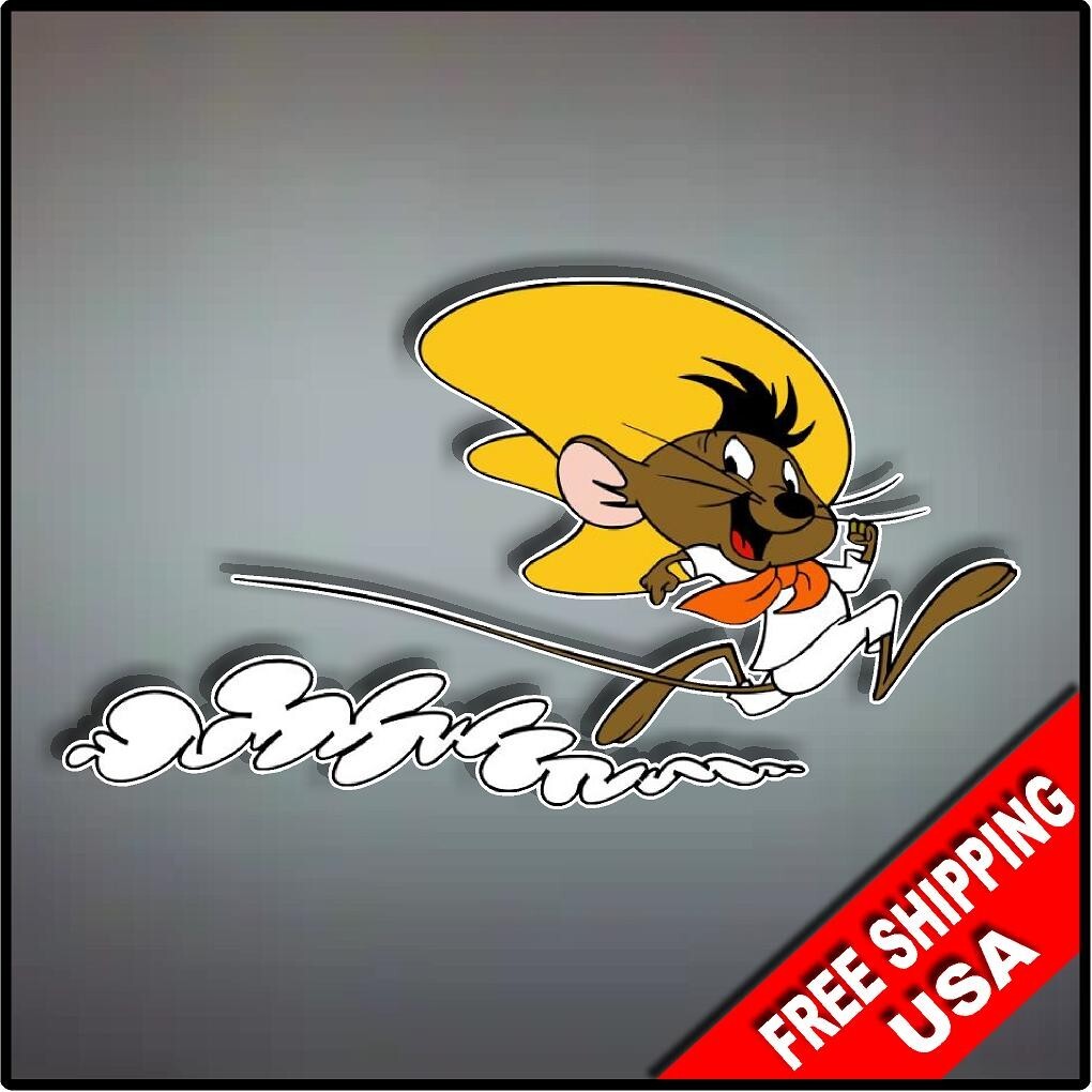 Speedy Gonzalez Vinyl Decal Sticker 7″ x 4″ Cartoon Nostalgic Looney Tunes