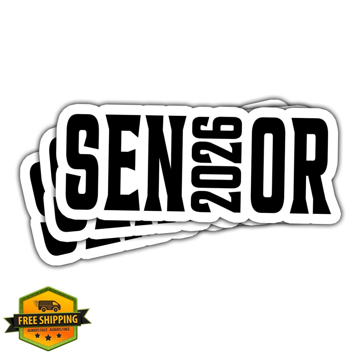 Class of 2026 Senior Year Stickers 3 Pcs 6 inch Laptop Water Bottle