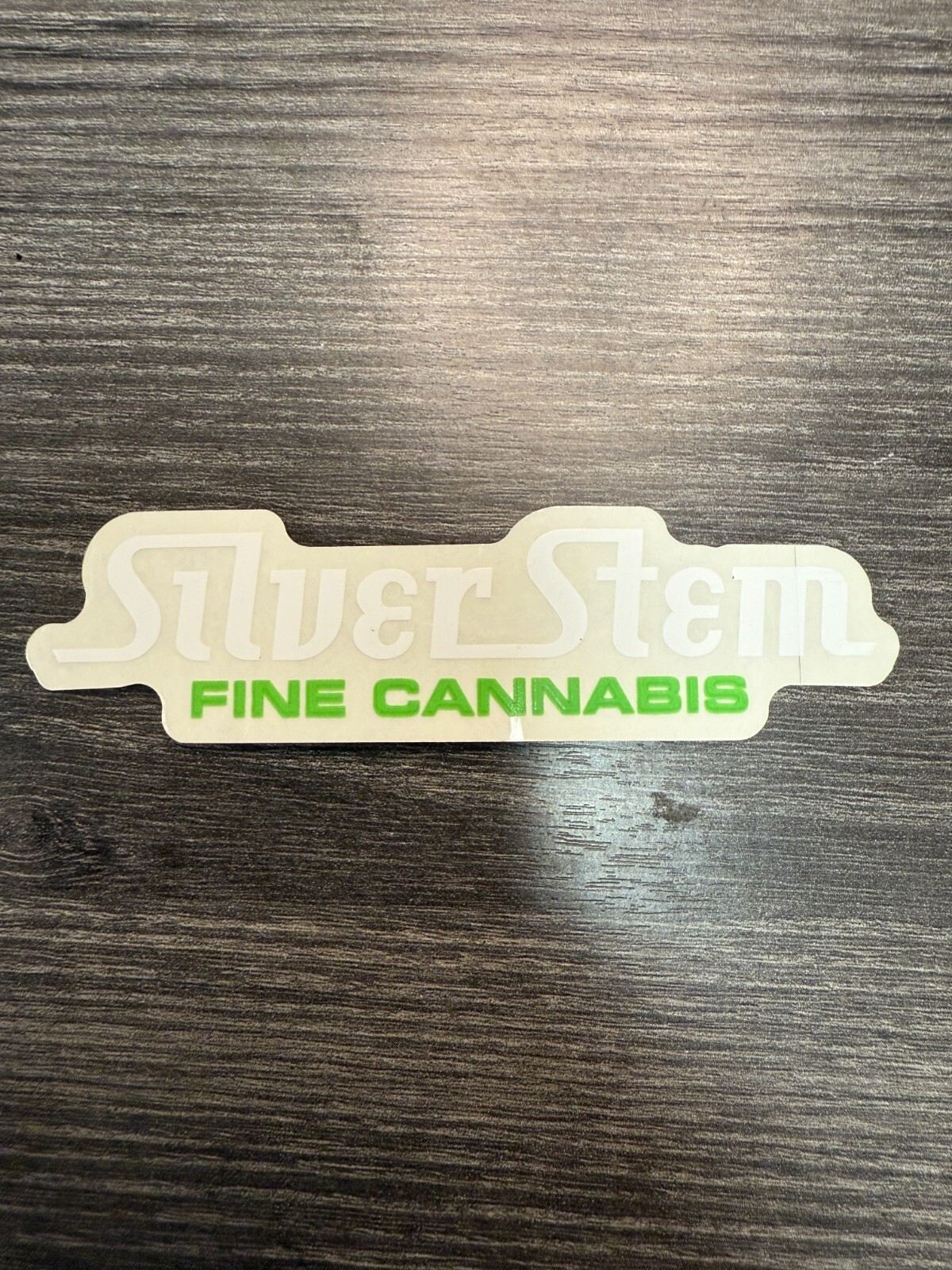 Vintage Silver Stem Fine Cannabis Waterproof Collectible Die-Cut Sticker 6302