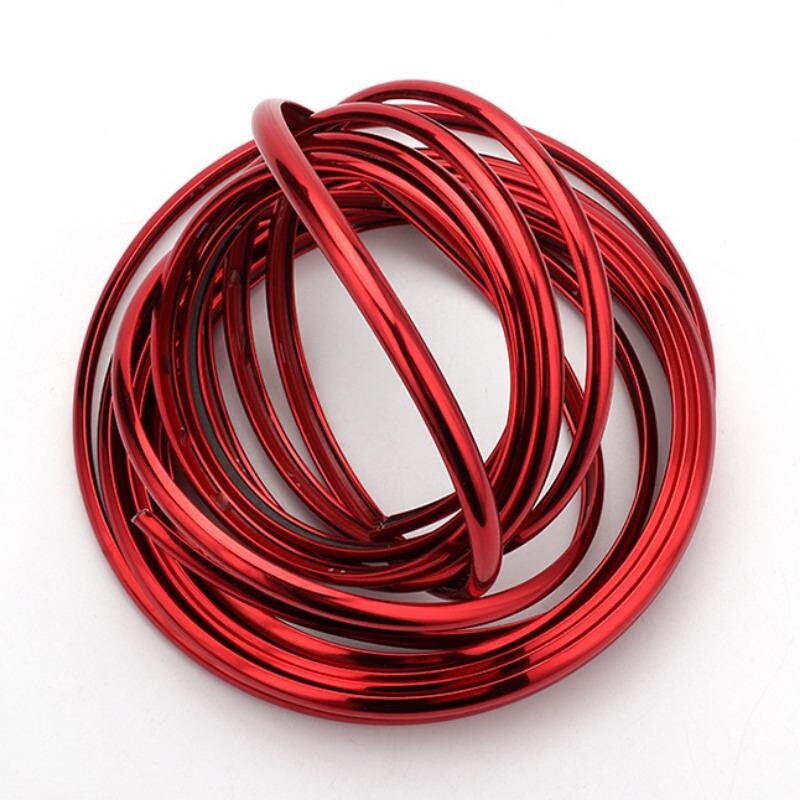 Self-adhesive Chrome Car Grille Moulding Strip Trim Scratch Protector Edge Trim