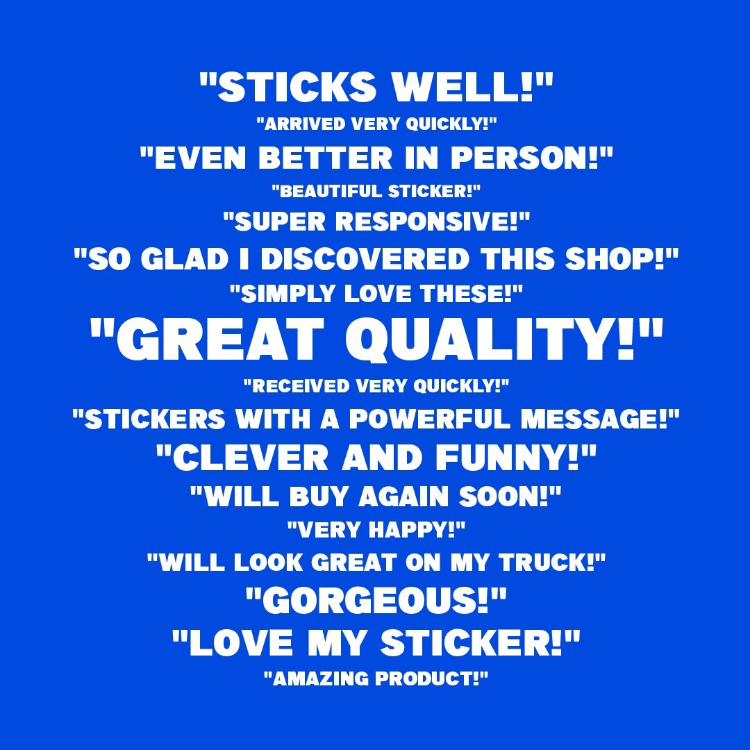 Funny Circle Game “Gotcha” Vinyl Sticker