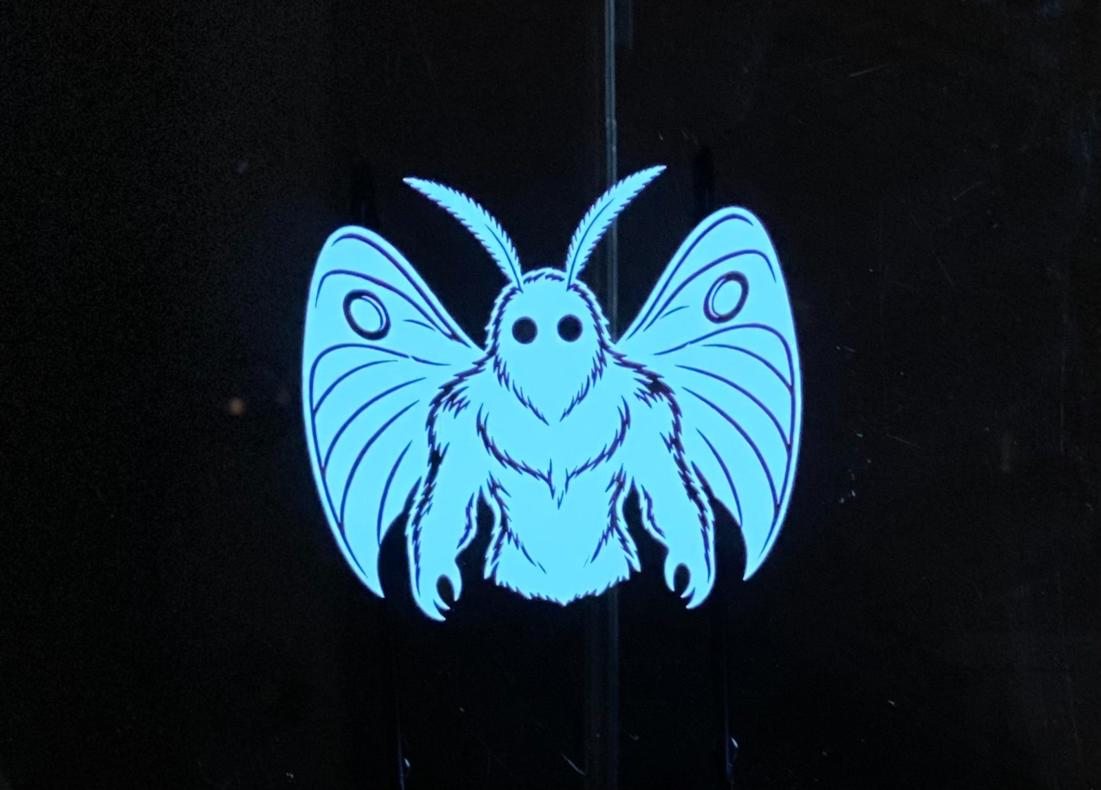 Mothman Vinyl Decal – Cryptids & Folklore Sticker
