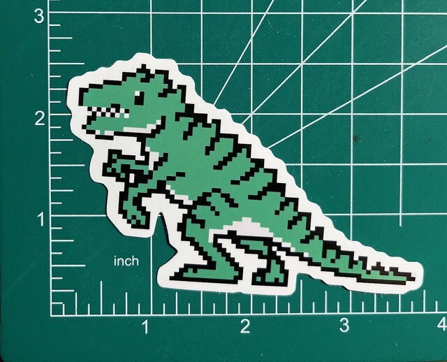 Minecraft 8bit Retro Stickers Gamer – Bottle, Laptop, Skateboard