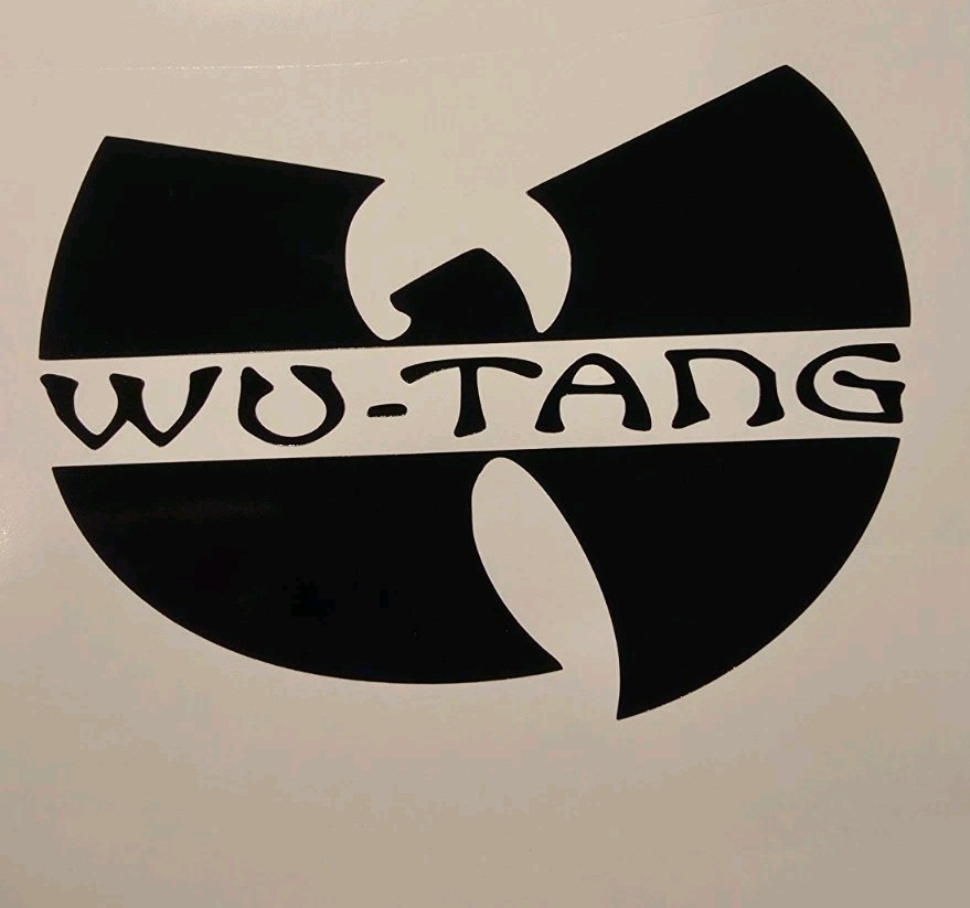 Compatible Wu Tang Street Wear 4″ Wide Vinyl Decal Sticker Set – qty 2