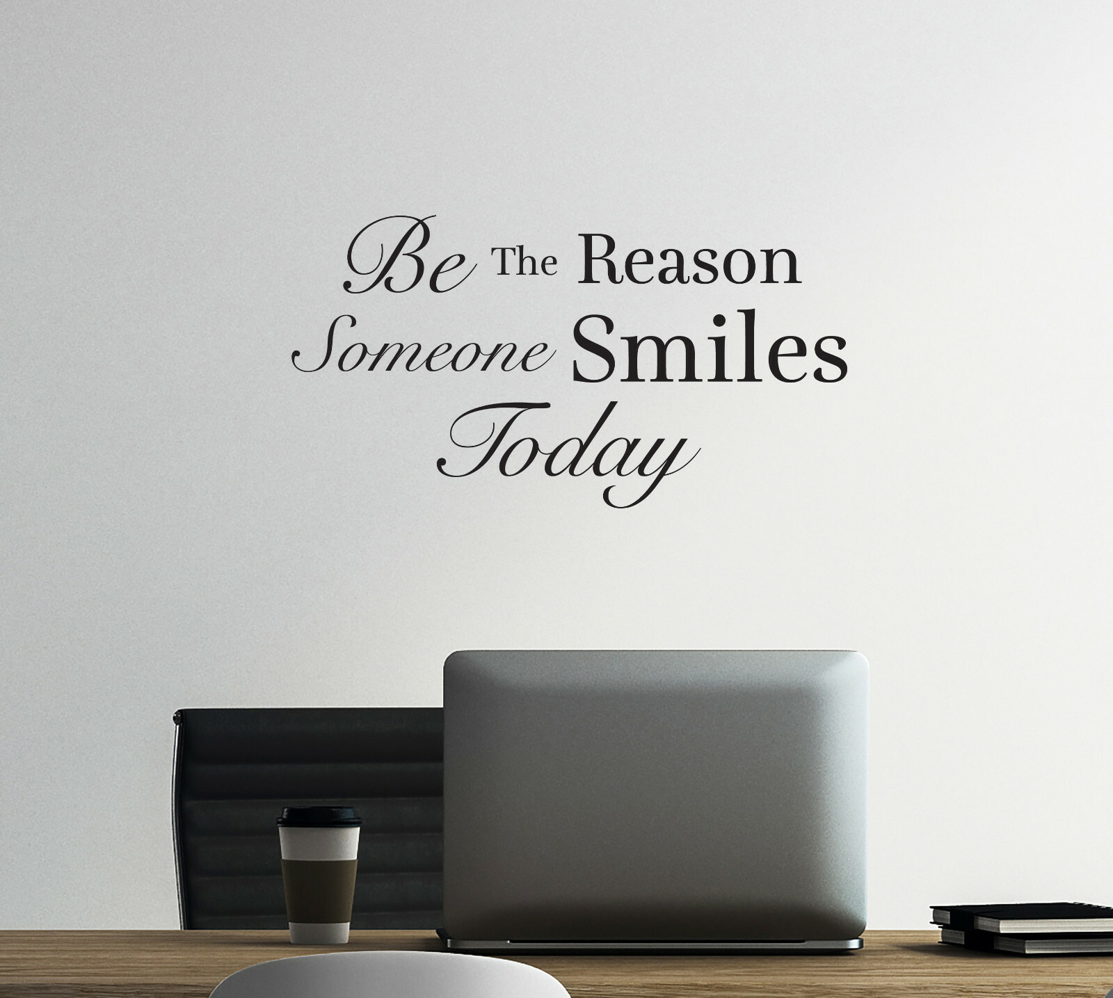 Wall Decal Motivation Phrase Quote Smiles Positive Interior Vinyl Decor gz452