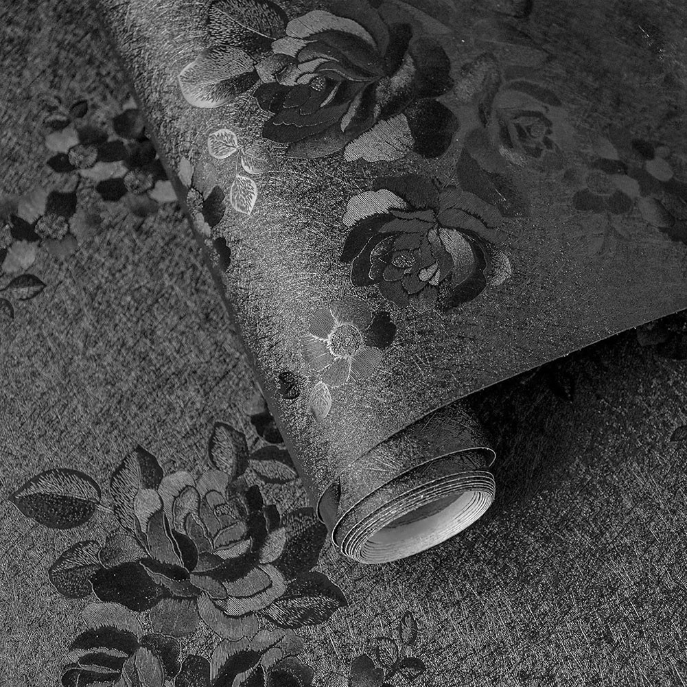 Chic Floral Pattern Wallpaper for Effortless Home Makeover No Tools Required