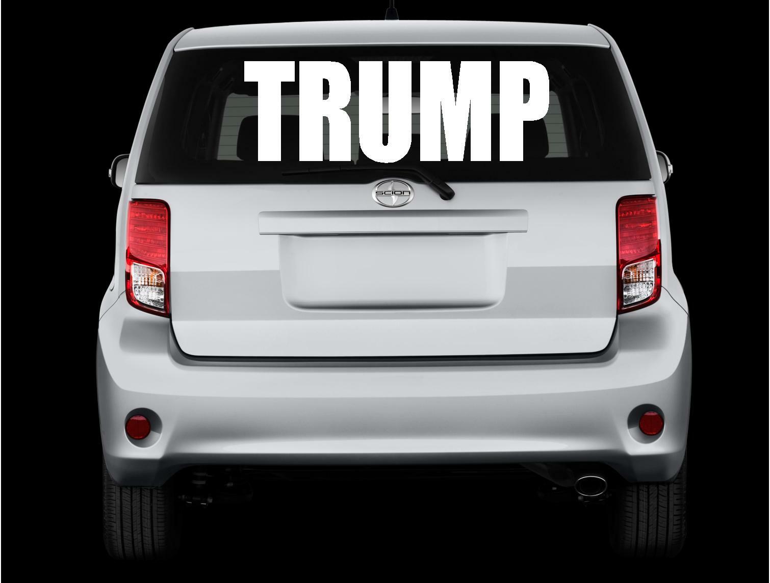 TRUMP Huge 2024 Windshield Back window pickup 36″x12″ Vinyl DECAL Sticker DIESEL