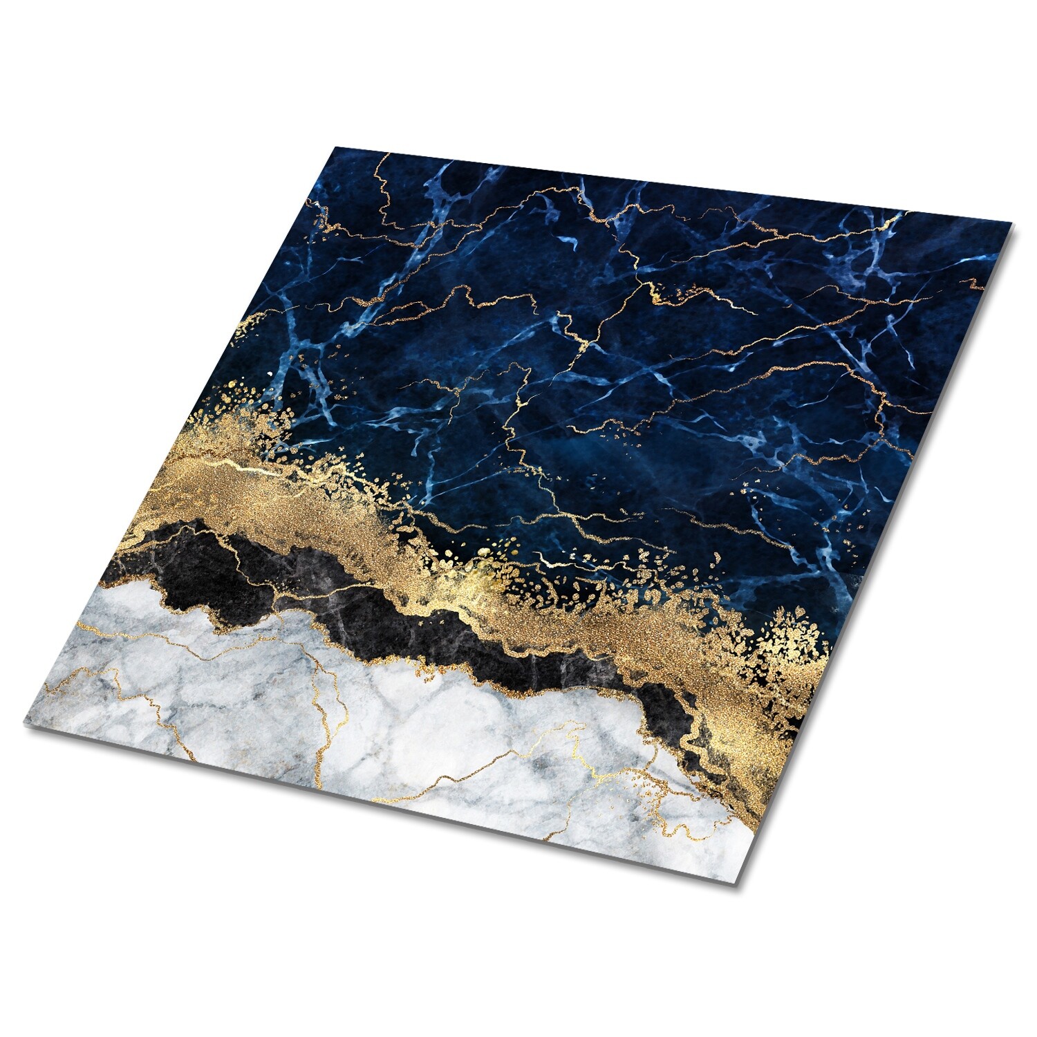 Wall Floor Peel and Stick Tiles Sticker Backsplash Decals Set Sea Abstraction