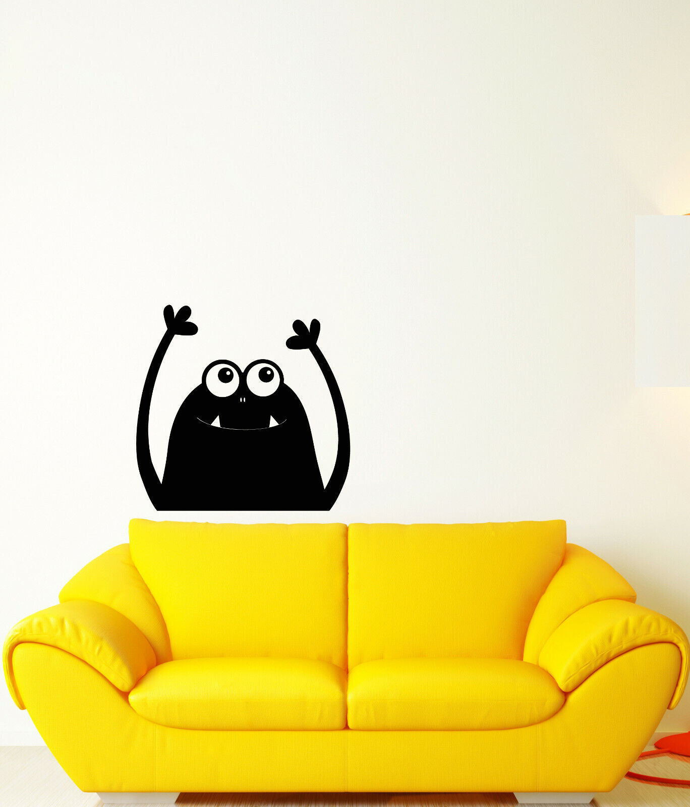 Vinyl Wall Decal Cartoon Funny Monster Children’s Playroom Decor Stickers 3633ig