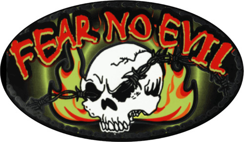 Fear No Evil – 3″ X 5″ – Sticker