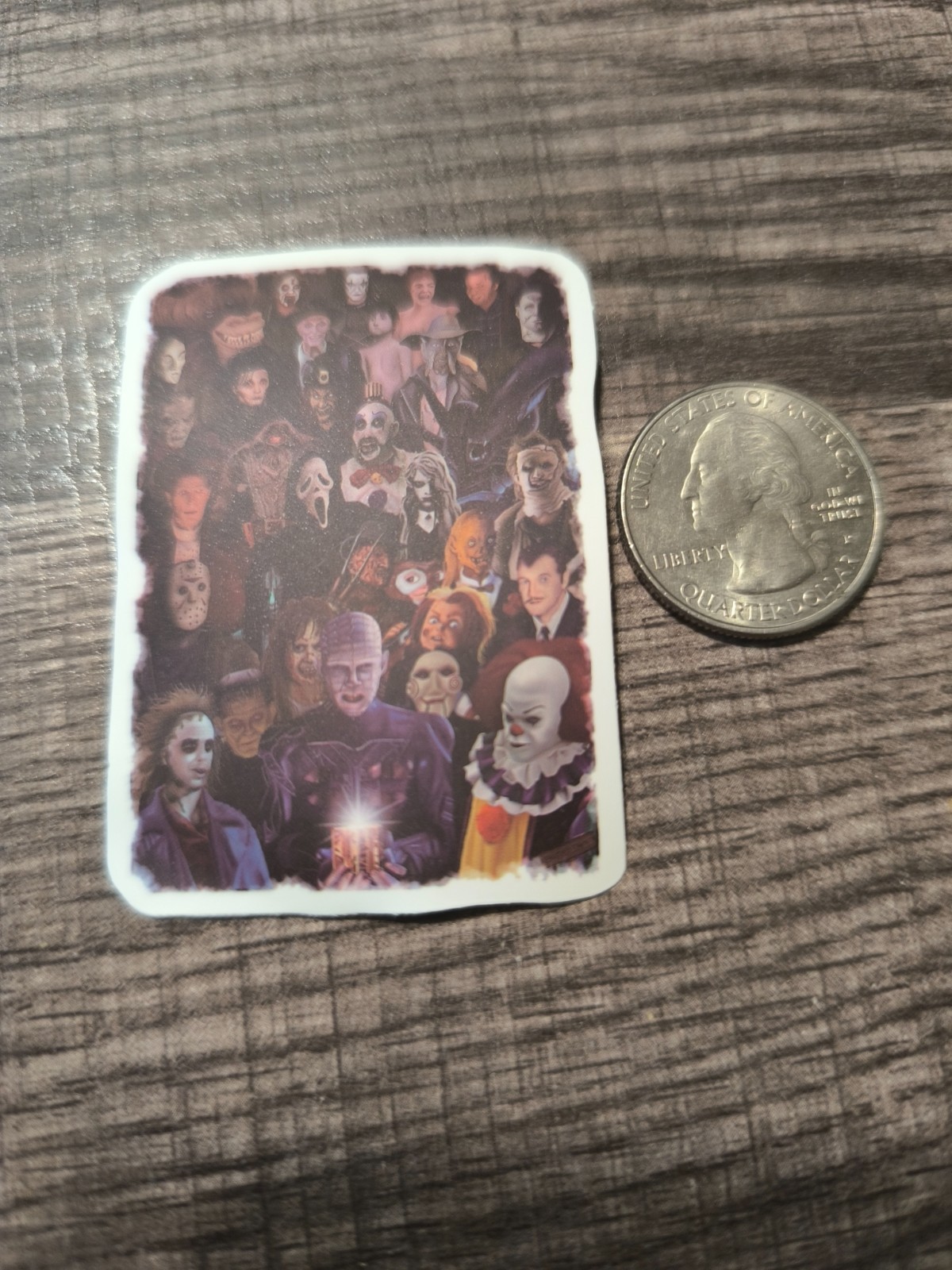 Horror Icons Sticker Pennywise Chucky Ghostface Frankenstein Crypt Keeper MORE!!