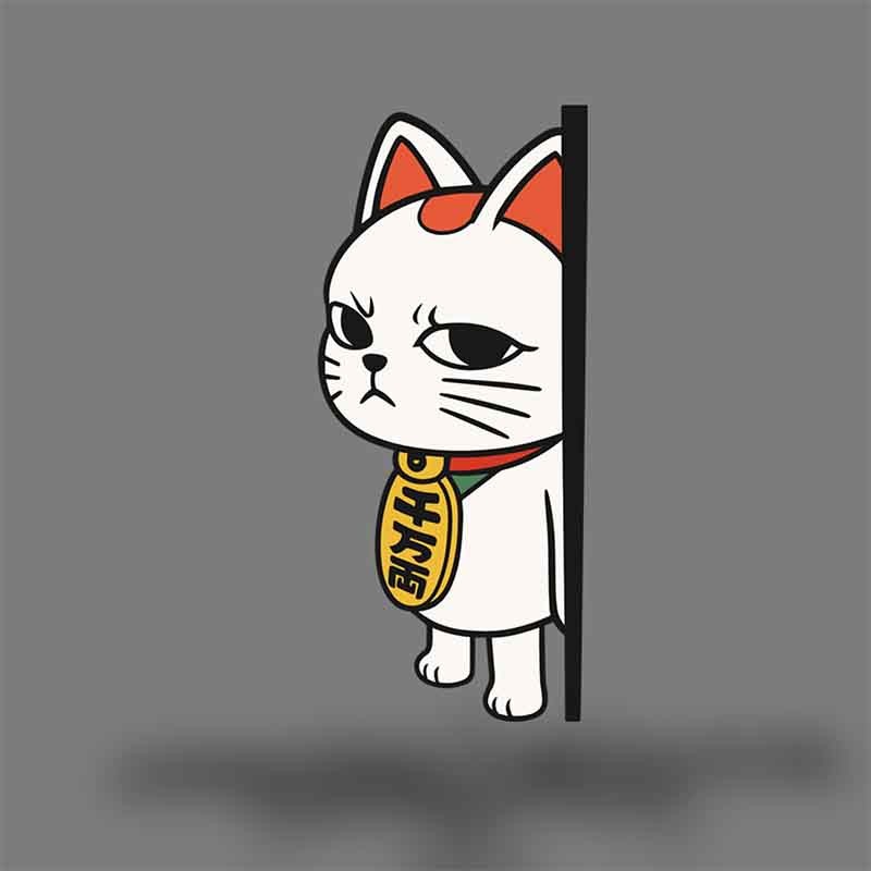 Turbo Granny Decal Funny Kawaii Chibi Speedy Grandma Vinyl Sticker 3–7″ Tall USA