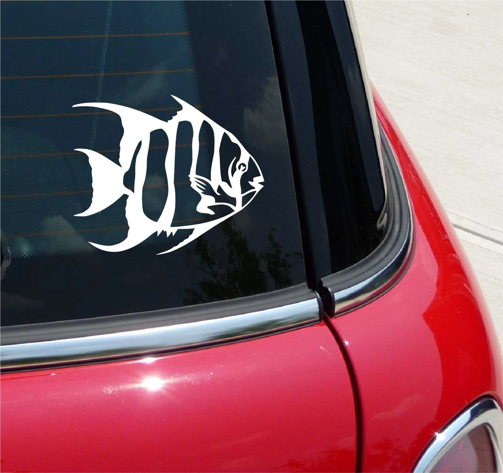 SPADE FISH FISHING BAIT GRAPHIC DECAL STICKER ART CAR WALL