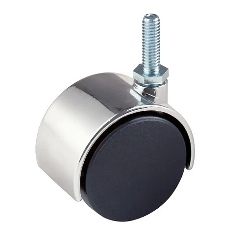 Econoco TW10 2″ Plastic Twin Wheel Caster W/ 1″ Stem (Pack of 72)