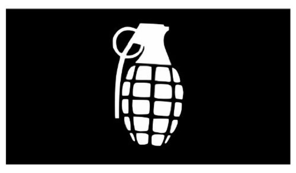 CMI548 Grenade | Die Cut Vinyl Car Decal Sticker for Car Window Bumper Truck