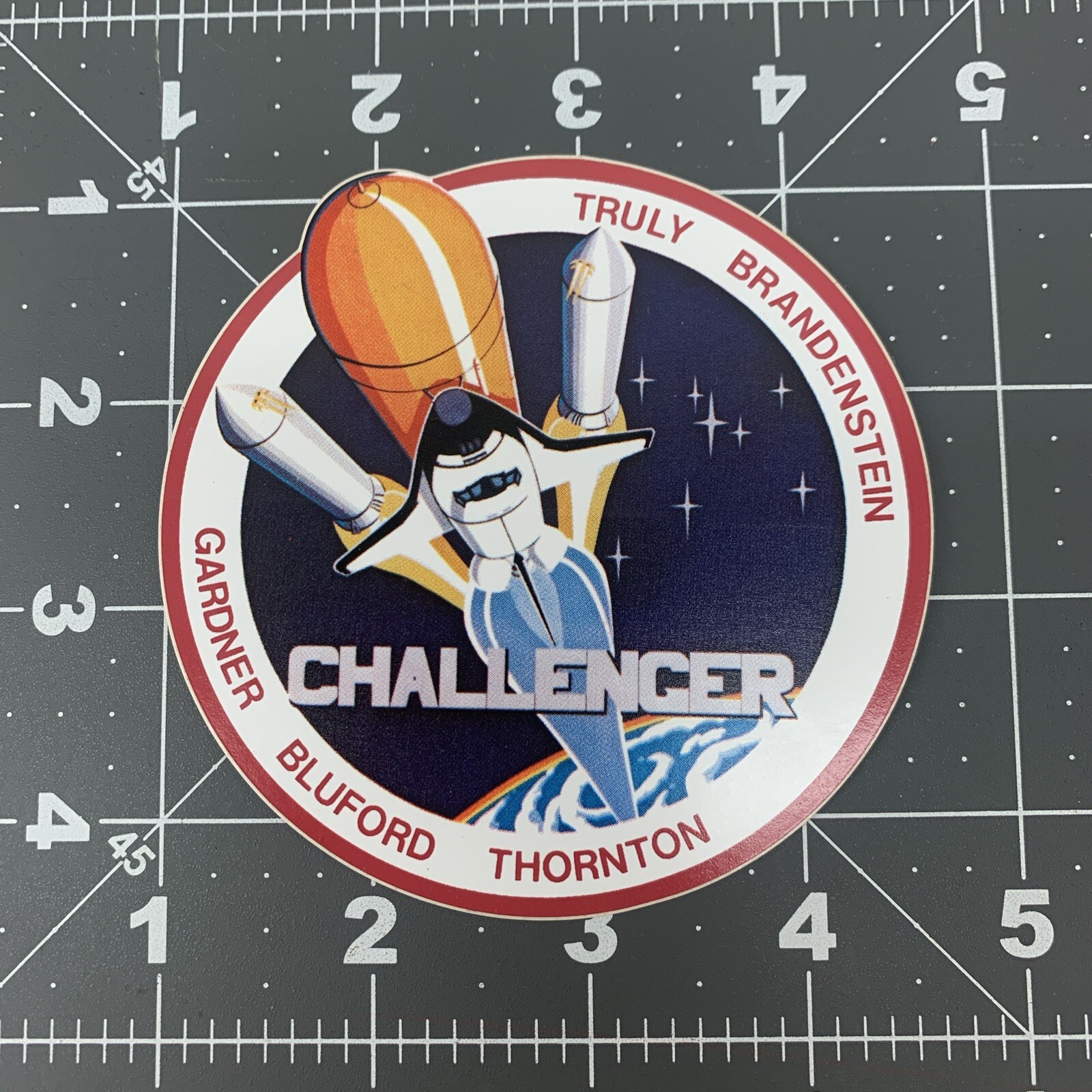 NEW Nasa Challenger Sticker Decal 3.5” X 3.5” Space Travel