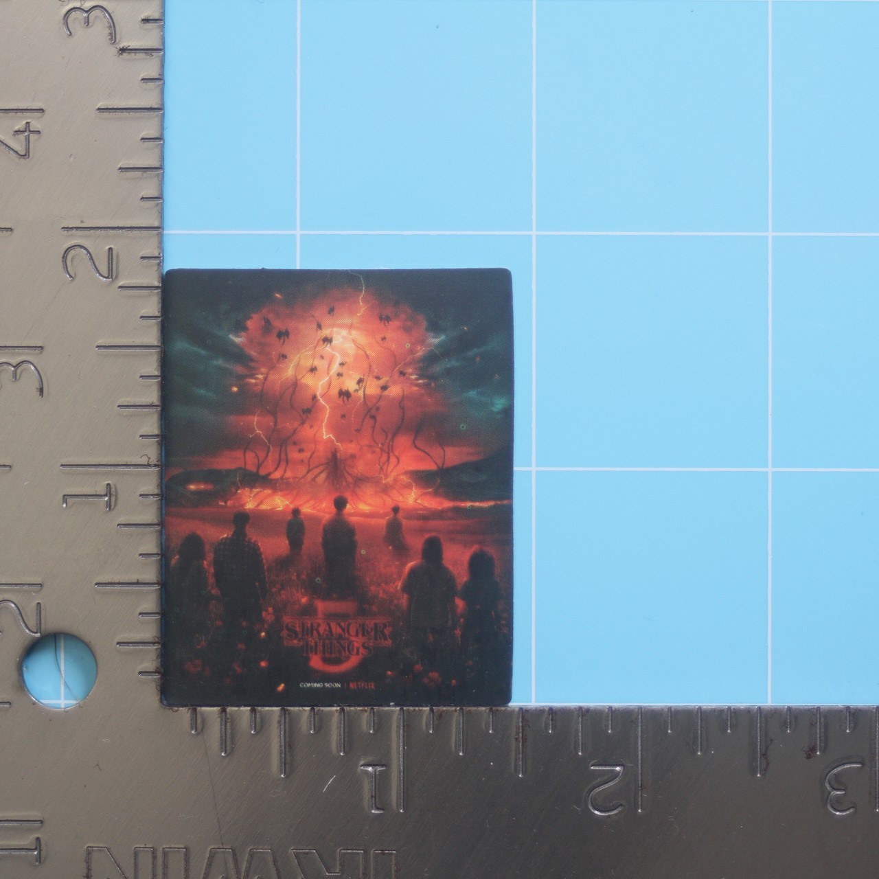 Stranger Things 5 Sticker (PROMO ARTWORK) Netflix Horror Show, Matte PVC Decal