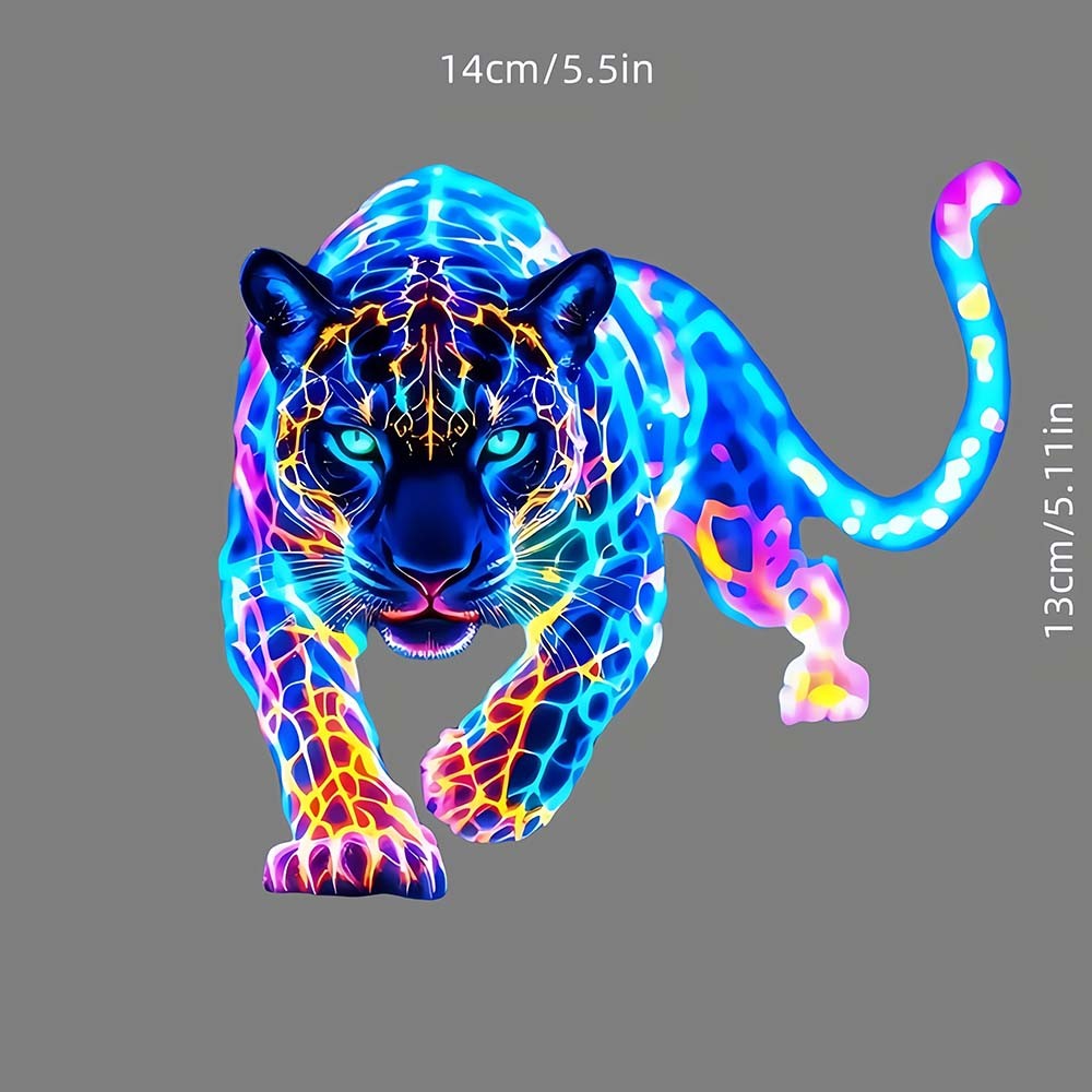 Durable Vinyl Leopard Pattern Sticker for Car Windows Easy to Apply Weatherproof