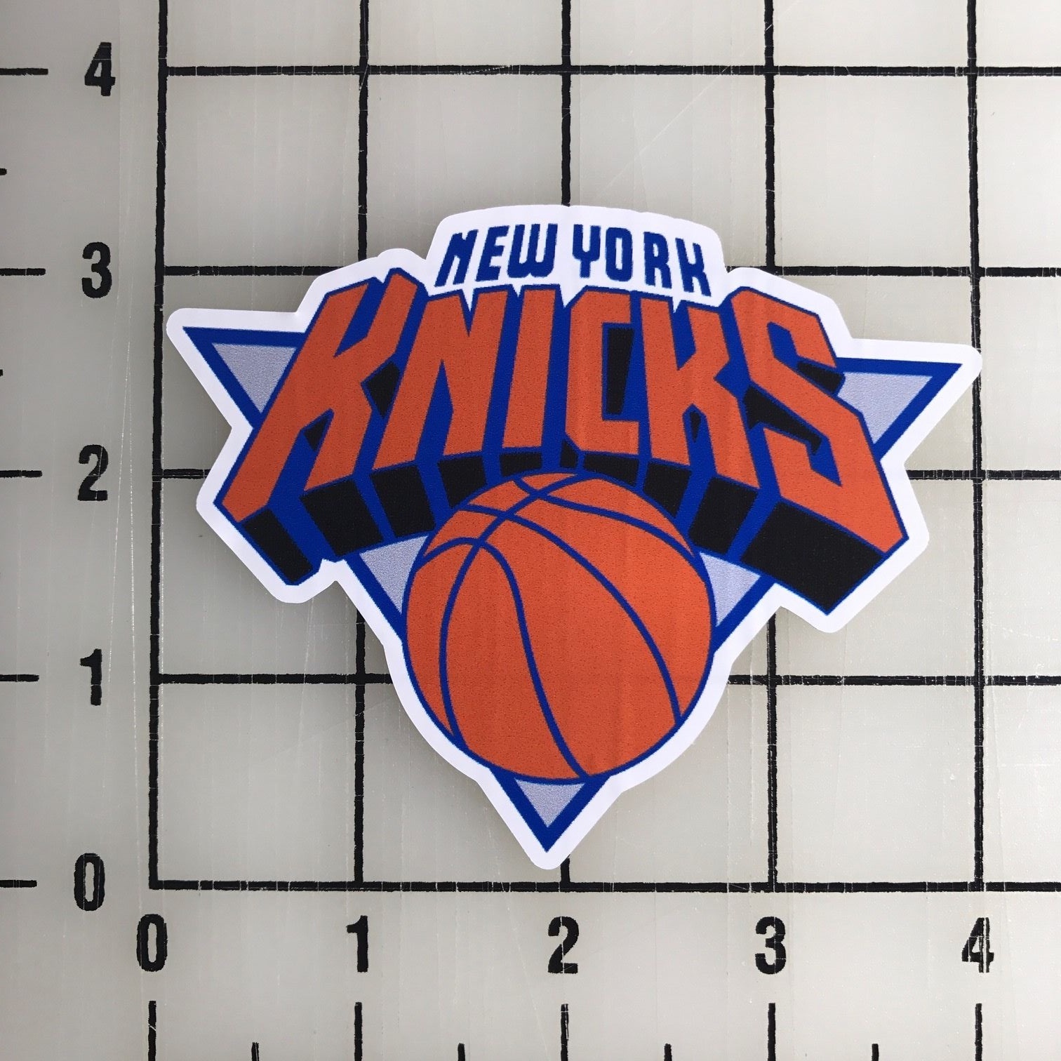 New York Knicks NBA 4″ Wide Vinyl Decal Sticker – BOGO