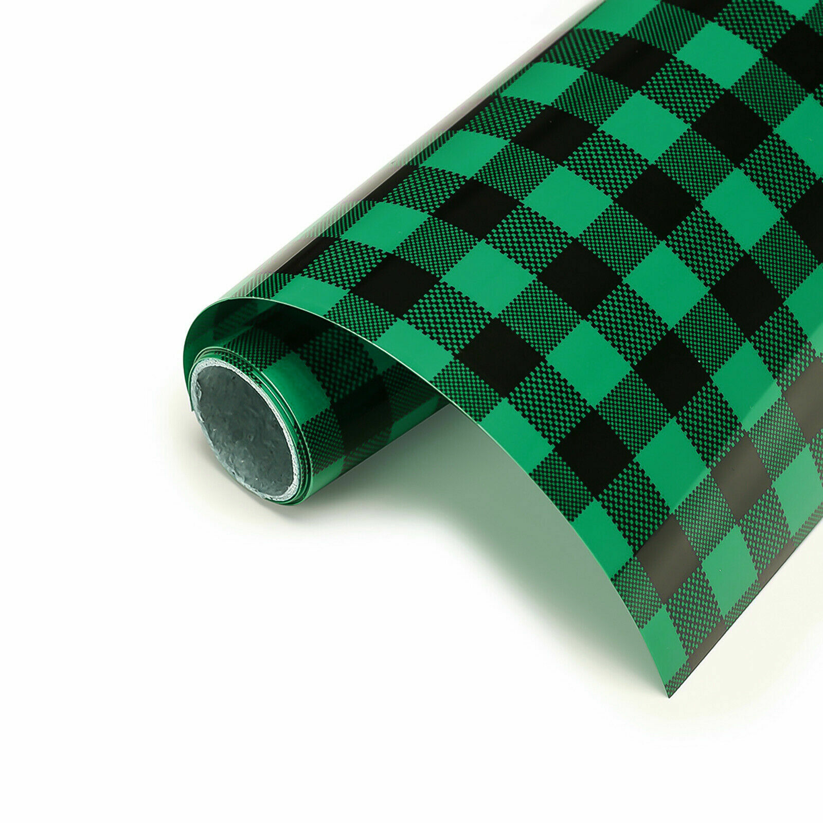 10″x60″ HTV Heat Transfer Vinyl Iron On Buffalo Plaid Leopard T-Shirt For Cut