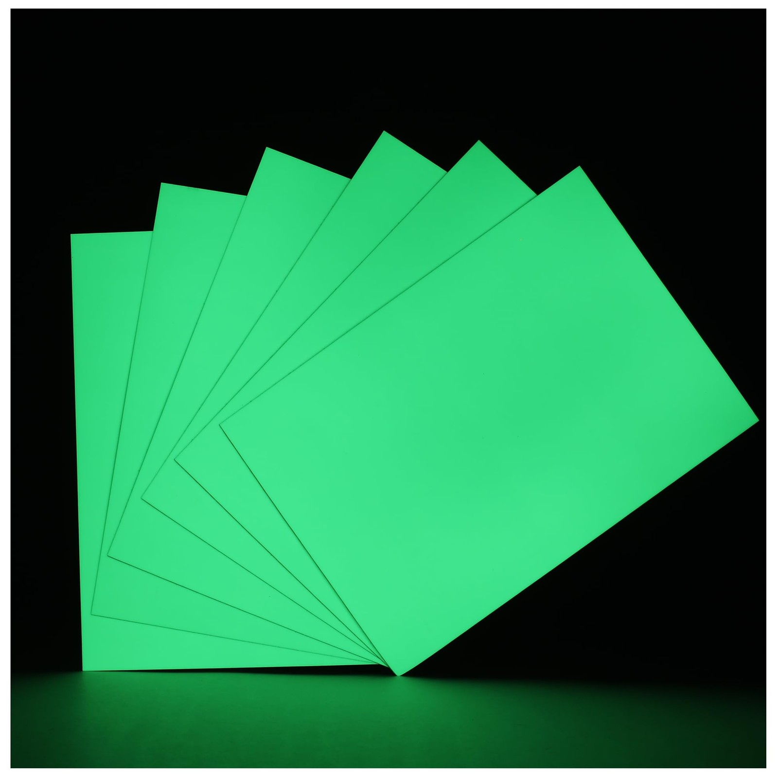Extra Bright Glow in The Dark (Photoluminescent) Papers, Strong Adhesive, DIY…