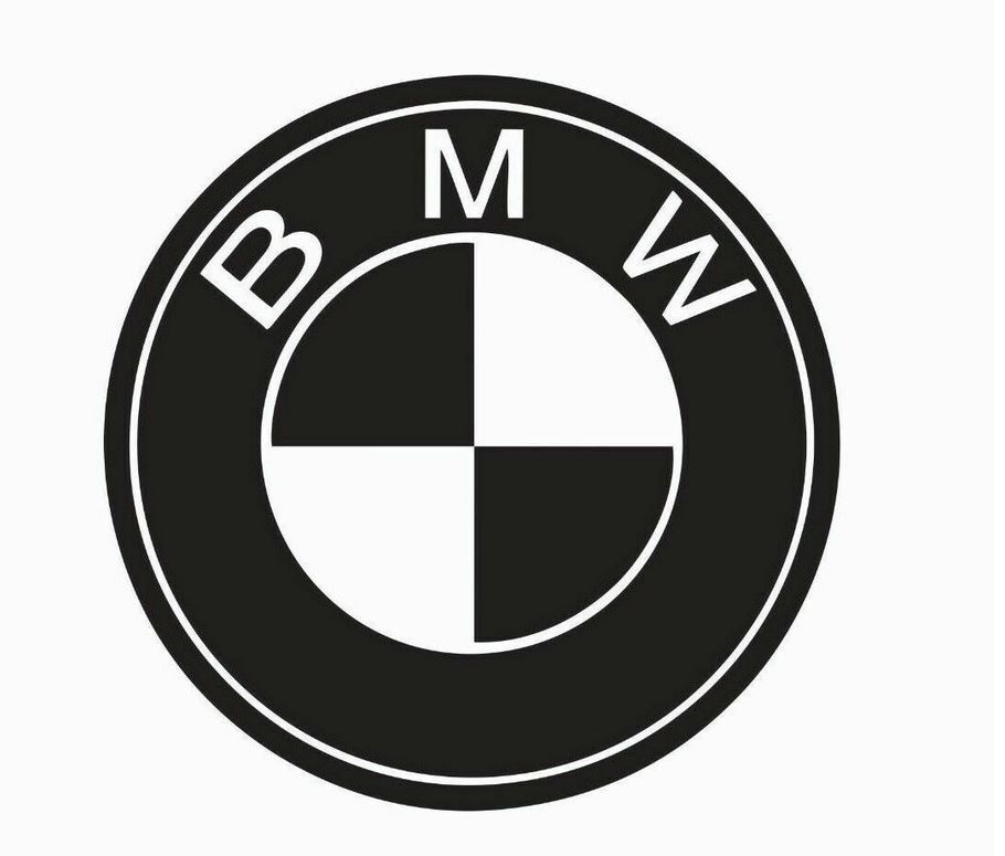 Fits Logo Vinyl Die Cut Car Decal Sticker – FREE SHIP “BLACK”BMW