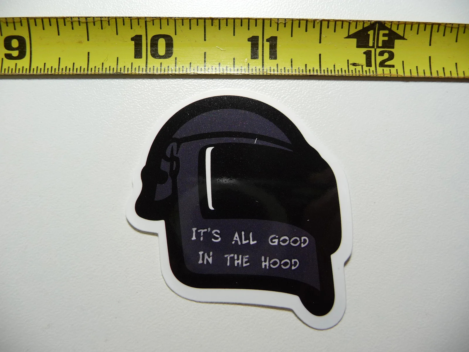 ALL GOOD IN THE HOOD WELDING MASK WELDER SMALL STICKER DECAL JOB WORK OCCUPATION