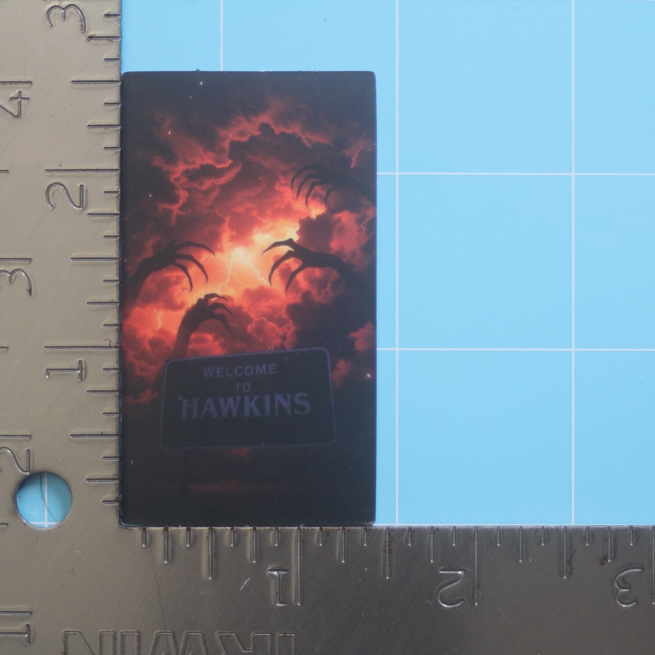 Stranger Things Sticker (WELCOME TO HAWKINS) Netflix Horror, Matte PVC Decal