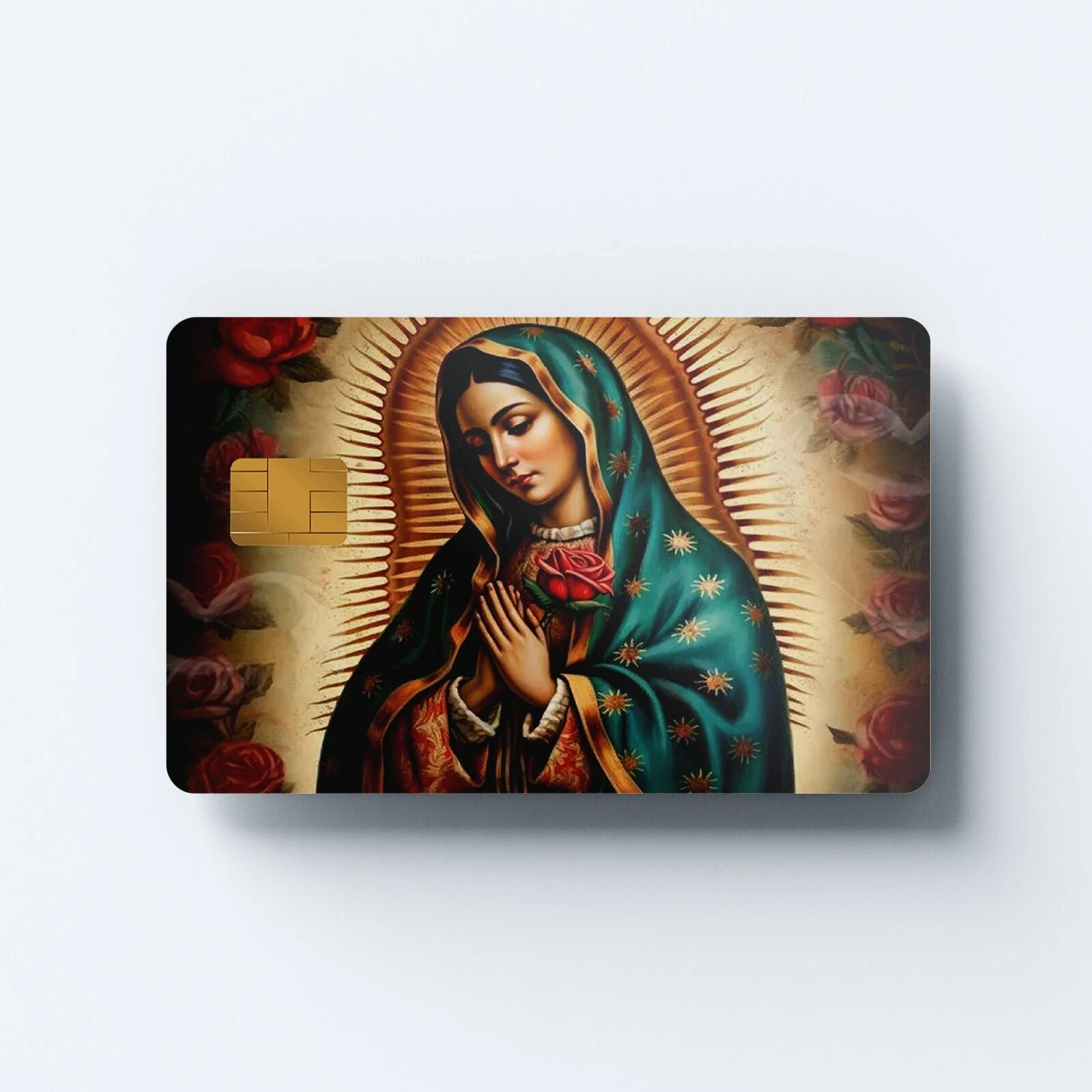 Credit Card Skin Stickers Our Lady of Guadalupe UV Vinyl Card Skins (2-Pack)