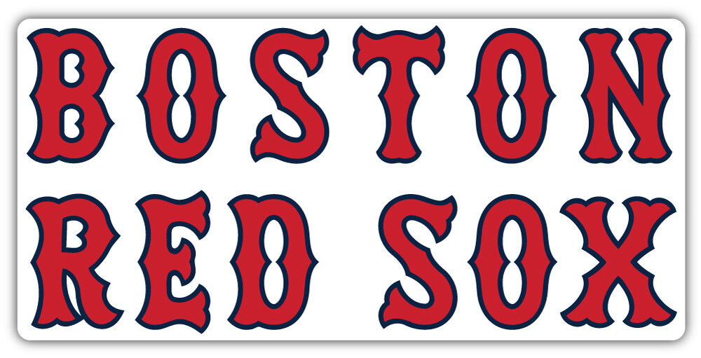 Boston Red Sox MLB Baseball Sport Logo Car Bumper Sticker Decal ”SIZES”