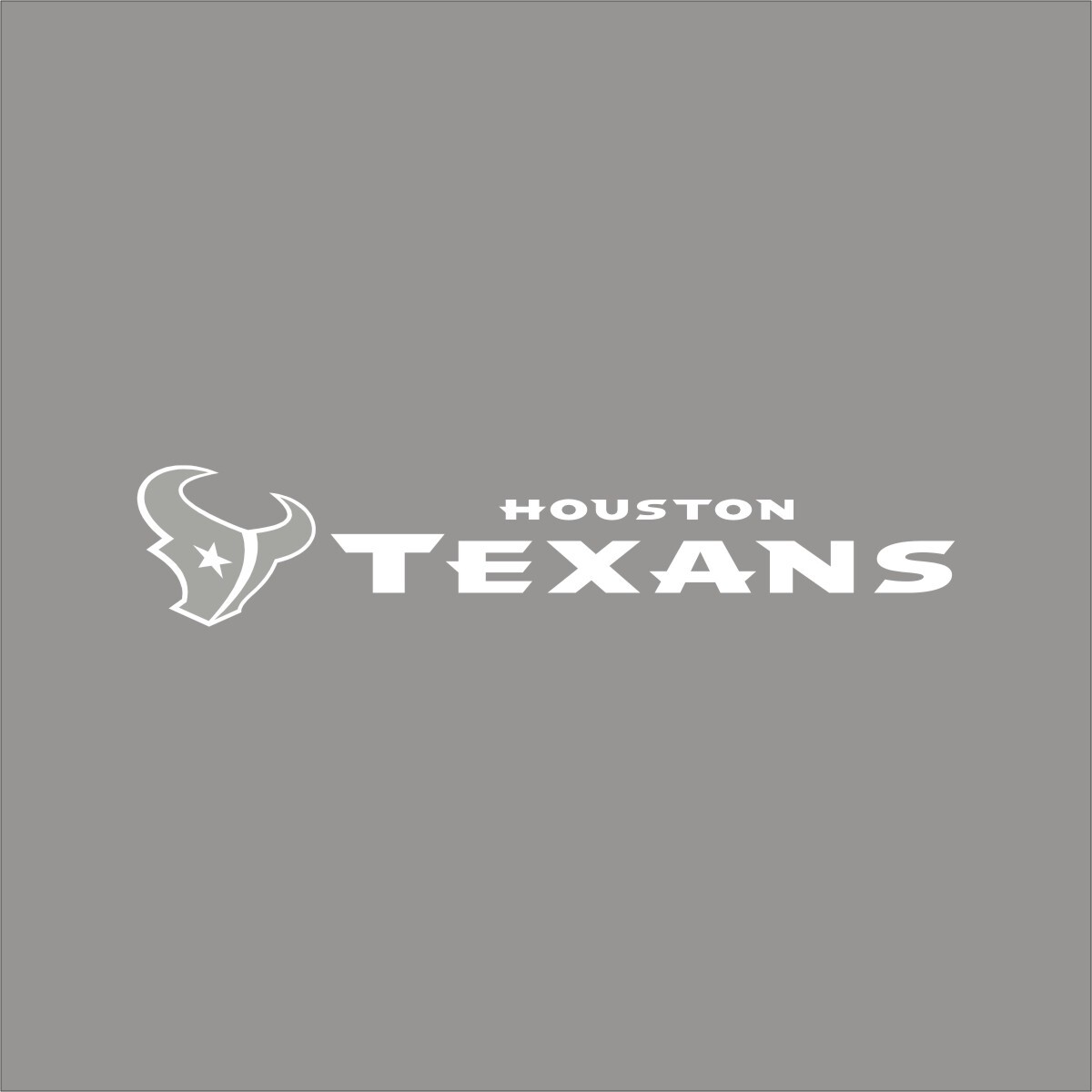 Houston Texans #7 NFL Team Logo 1 Color Vinyl Decal Sticker Car Window Wall