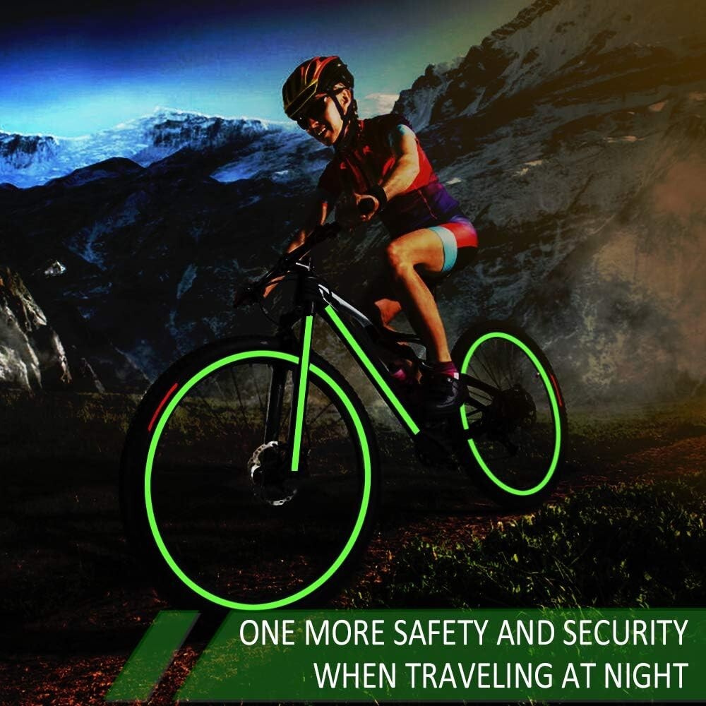 Heavy-Duty Safety Luminous Tape – Green Light – Waterproof – 2PCS, 10m x 10mm