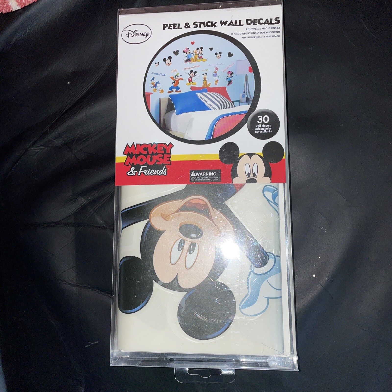 Disney Mickey Mouse & Friends 30 Stick Ups Peel and Stick Wall Decals New
