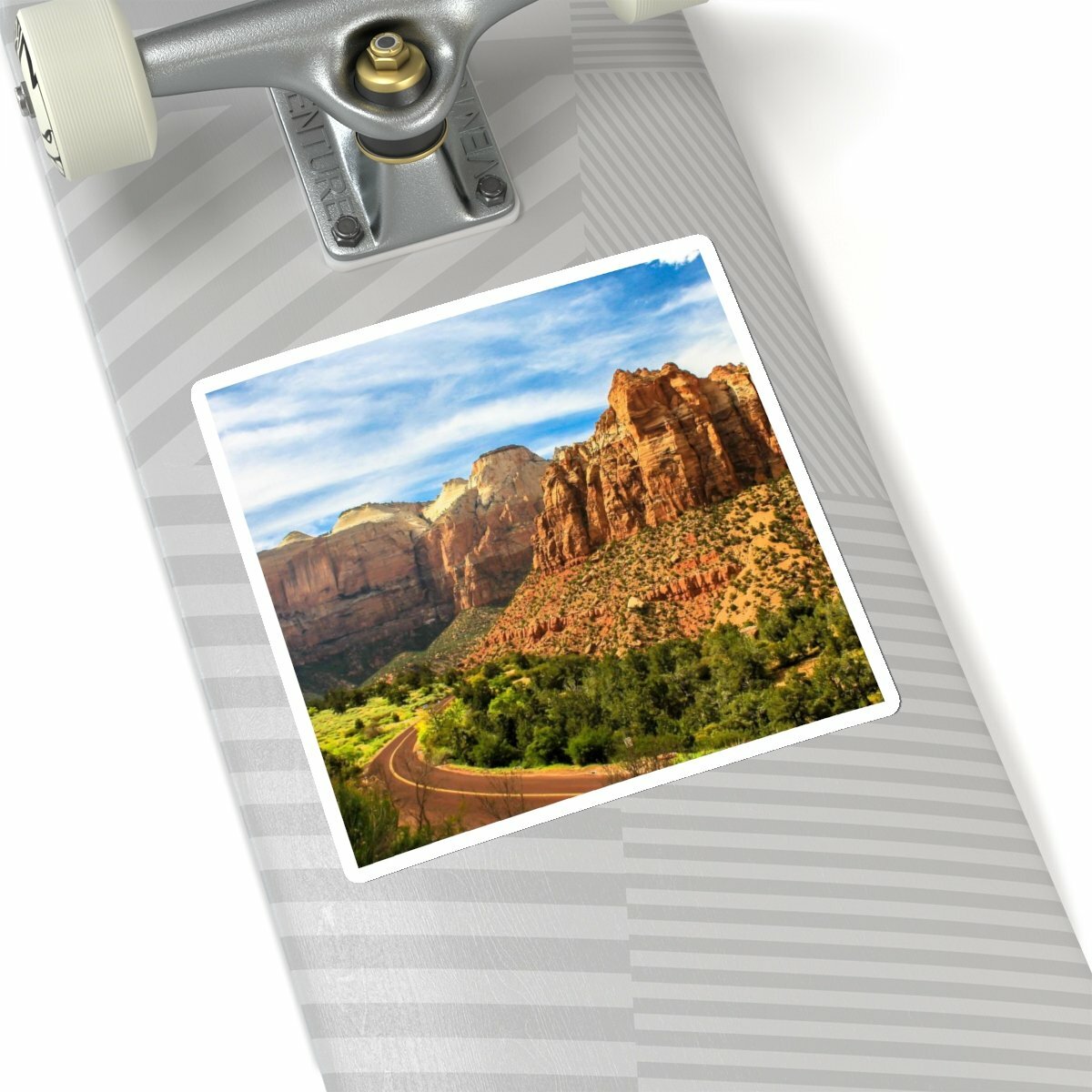 Zion National Park Photo Sticker, Zion Sticker, National Park Sticker, National