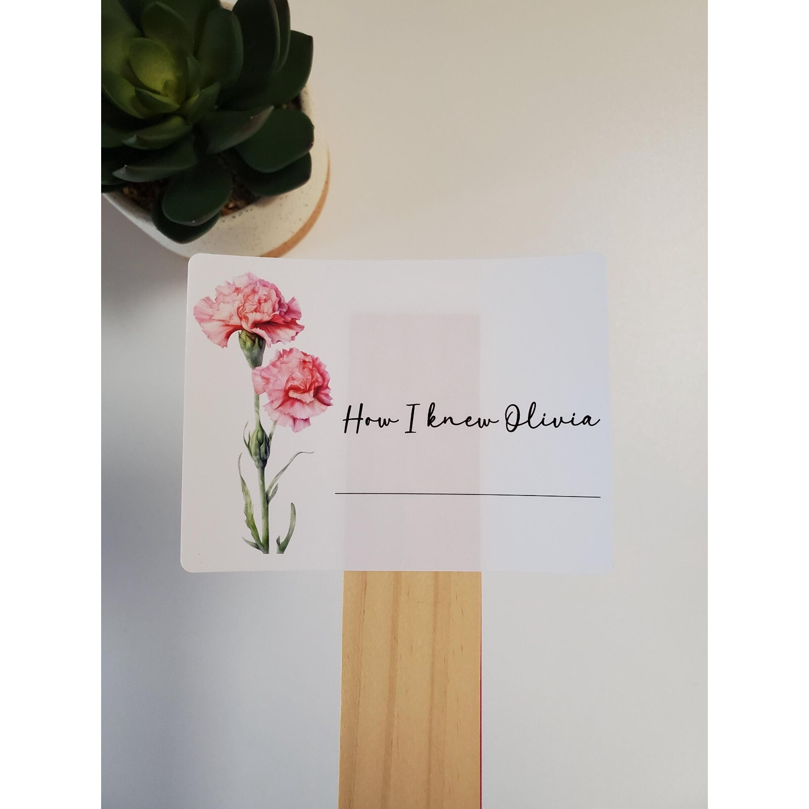Custom Memorial Name Tag Stickers | Celebration Of Life | 4″ x 3″ Glossy Labels