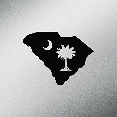 CMI DD568 Palmetto Tree South Carolina Decal Sticker | 5.5-Inches Wide |