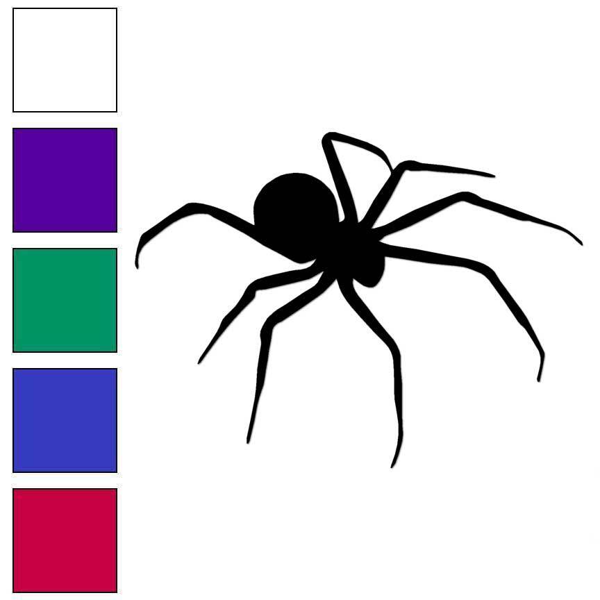 Spider Arachnid, Vinyl Decal Sticker, Multiple Colors & Sizes #6689