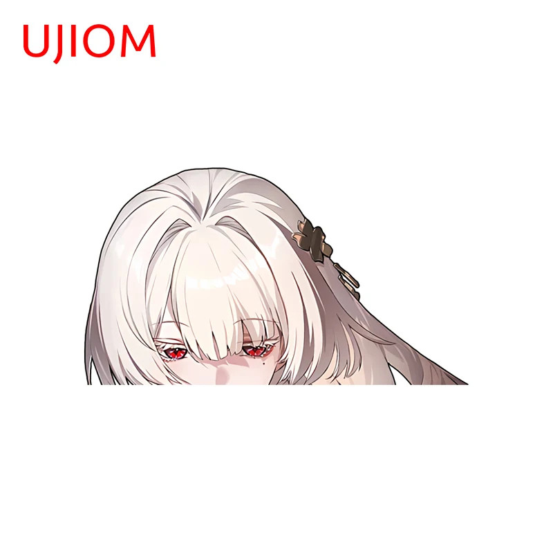 UJIOM Hiyuki Wuthering Waves Peeker Wall Sticker Vinyl Decal Wardrobe Decoration