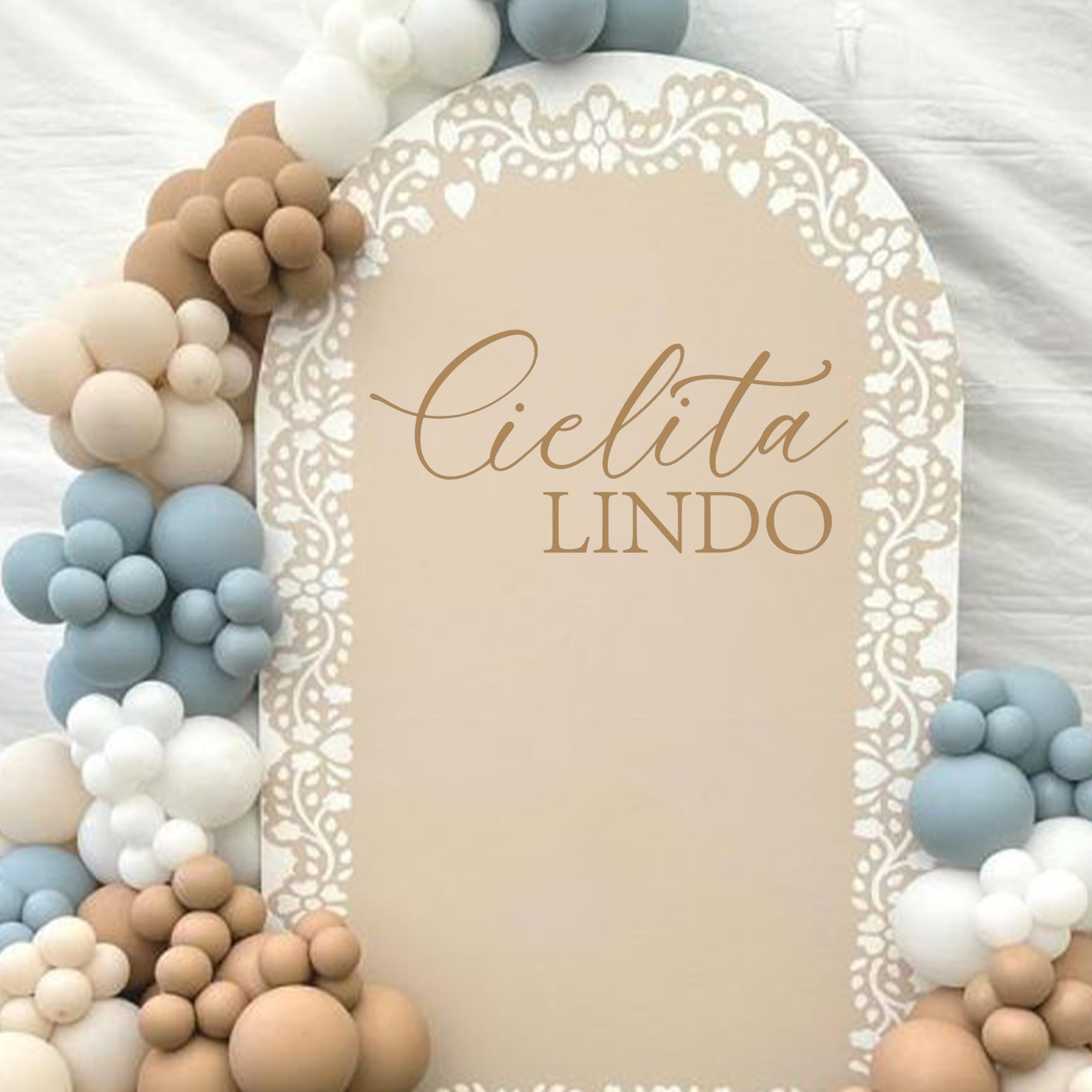 Cielita Lindo Wall Decal – Elegant Script Party Backdrop Decor for Bridal Sho…